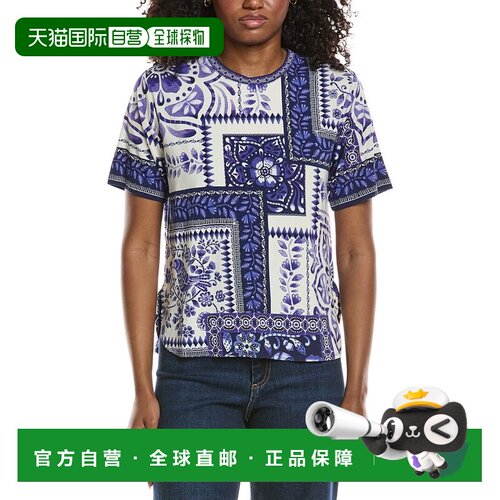 自营Johnny Was The Janie Favorite Oversized Cropped T-Shirt