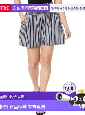 自营Carve Designs Leah Shorts Women's Navy Striped Smocked P