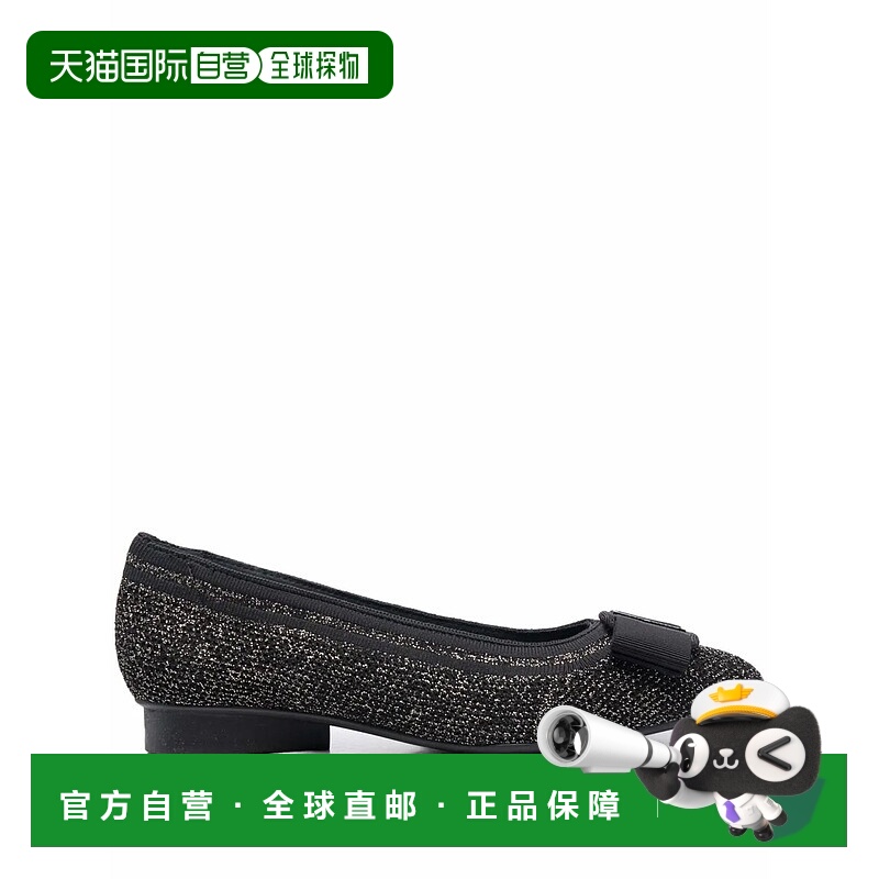 自营salvatore ferragamo菲拉格慕芭蕾舞团-黑色 美国奥莱直发
