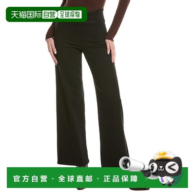 自营FRAME Denim Jetset Slim Palazzo Pant - black 美国奥莱直