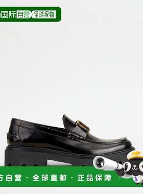 自营tod'sT Timeless Loafers in Leather - black 美国奥莱直发