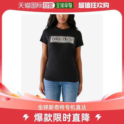 【美国直邮】true religion 女士 上装T恤短袖修身