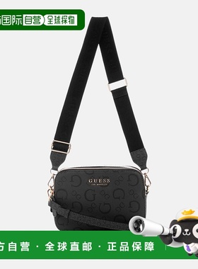 自营guessEldoria Enlarged Logo Camera Crossbody - coal 美国