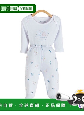 自营babycottons Mila Bodysuit & Pant Set - pink 美国奥莱直发