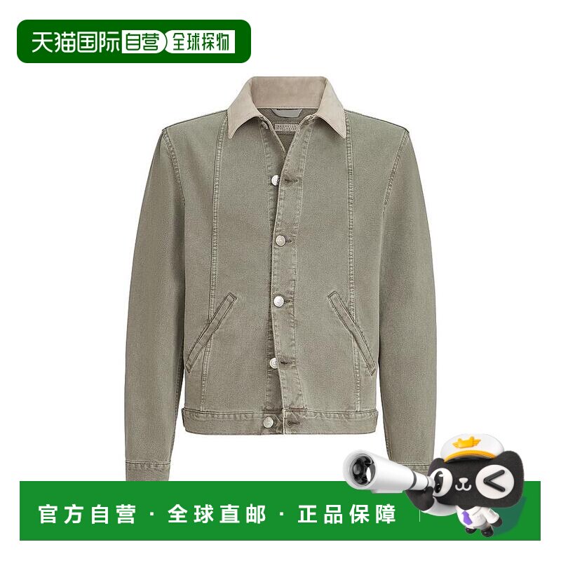 【美国直邮】brunello cucinelli 男士 皮质外套夹克