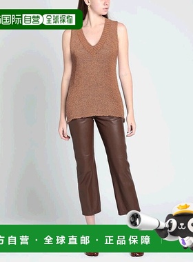 1h可退 【美国直邮】ROBERTO COLLINA 女士无袖针织毛衣 V领设计