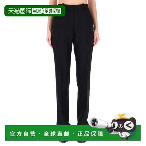 自营tom fordBlack Straight Leg Virgin Wool Formal Pants - bl
