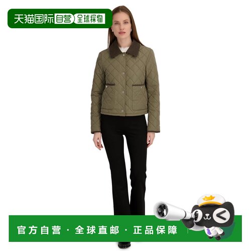 自营TAHARI Women's Haly Quilted Lightweight Water-Repellent