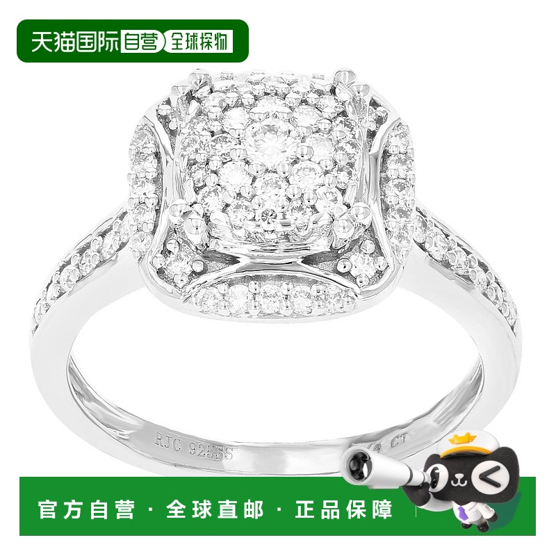 自营 vir jewels3/4 克拉 170 颗宝石圆形切割实验室培育钻石订婚