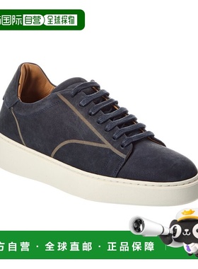 自营Bruno Magli Matteo Leather Sneaker - blue 美国奥莱直发
