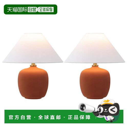 自营jonathan y德尔福极简主义斯堪的纳维亚树脂/铁LED台灯-哑光