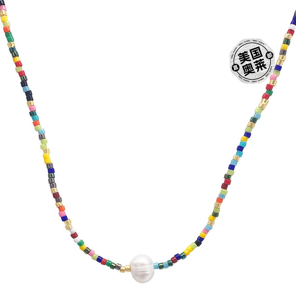 Adornia Baroque Freshwater Pearl Centre Stone Mix Beaded Nec 饰品/流行首饰/时尚饰品新 项链 原图主图