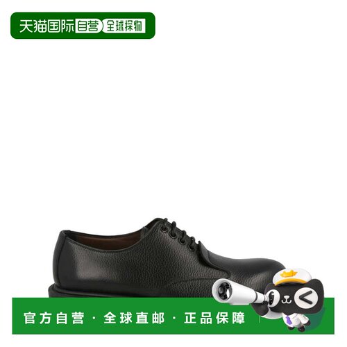 自营salvatore ferragamoLux Monsieur Derby Shoes - black 美国