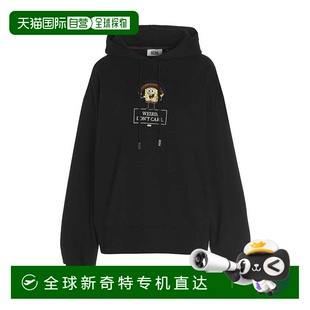 自营 美国奥莱直发 gcds不在乎胶囊连帽衫 黑色