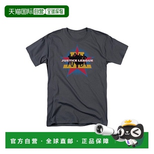 自营 gildan美国正义联盟挺身而出短袖成人 T 恤/T 恤 - 炭灰色