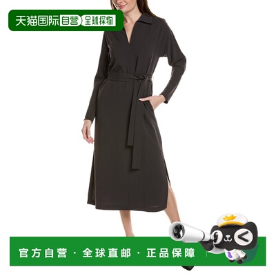 自营Lafayette 148 New York Wide Collar Dress - gray 美国奥莱