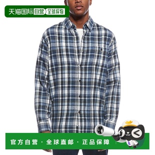 自营WEATHERPROOF VINTAGE Flannel Shirt - blue 美国奥莱直发