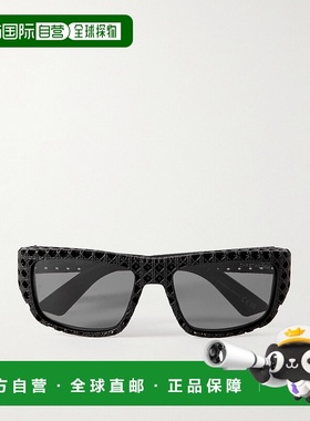 香港直邮潮奢 DIOR 迪奥 男士 3D S1I 方形框纹理醋纤太阳眼镜 DM