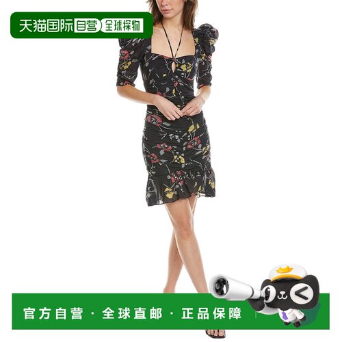 自营Isabel Marant Étoile Galdino Mini Dress - black 美国奥莱