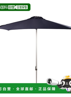 自营 safavieh抗紫外线 Hurst 9 Ft Easy Glide 市场伞 - 海军蓝