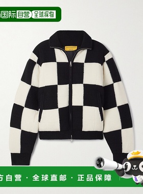 1h可退 香港直邮潮奢 Guest in Residence 女士 格纹带里衬绗缝羊