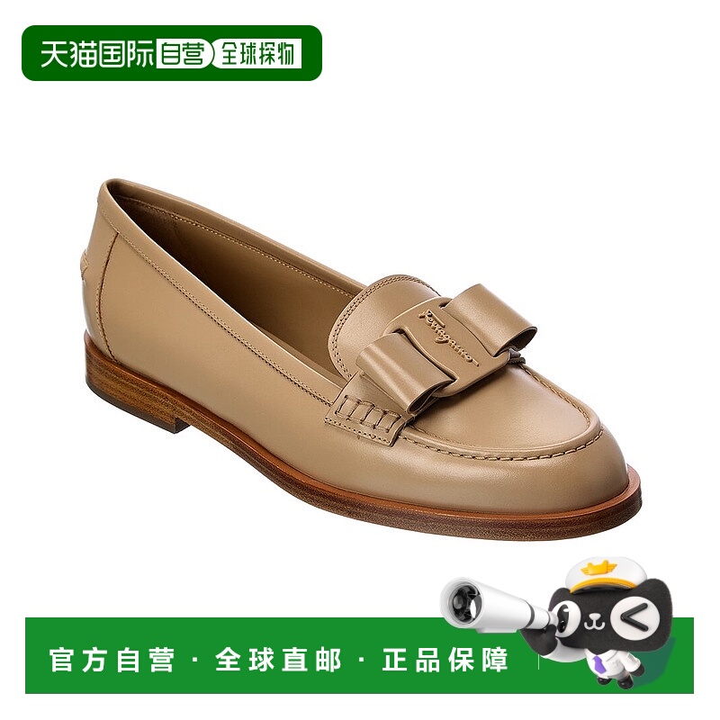 自营salvatore ferragamo菲拉格慕Viva皮革Loafer-多功能 美国奥