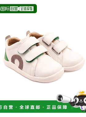 自营 Old Soles小号O-Tot皮革和绒面运动鞋-白色 美国奥莱直发