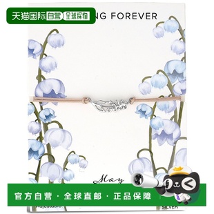 sterling foreverSterling Silver Birth Flower Bolo Bracelet -