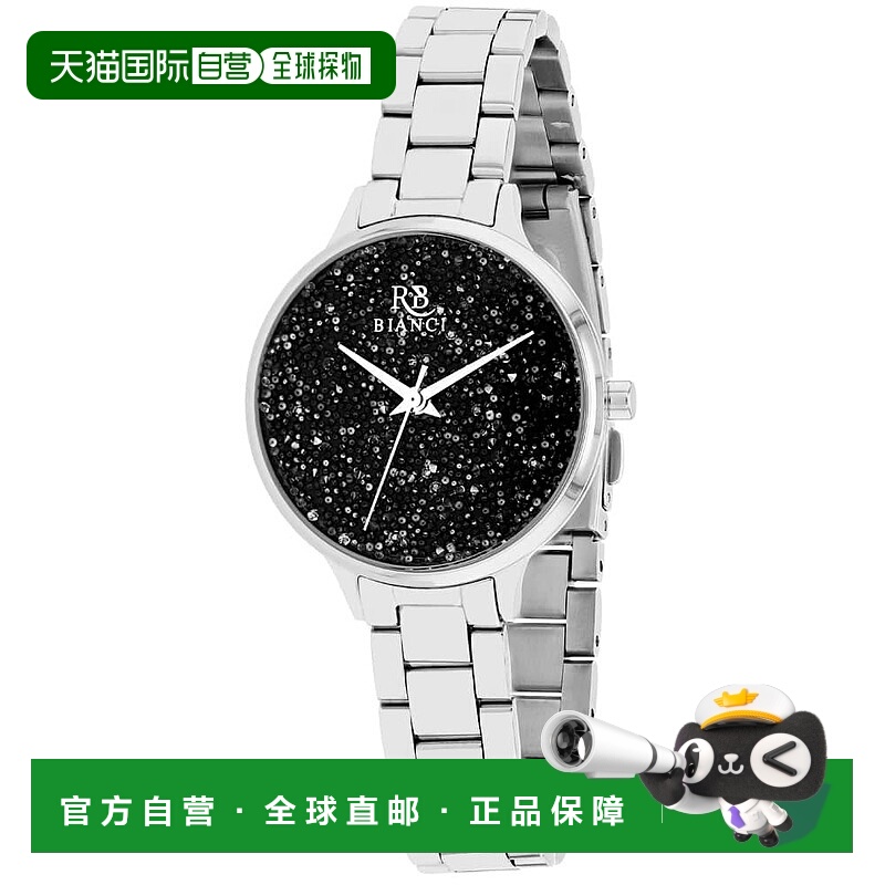 自营Roberto Bianci女士黑色表盘手表-黑色 美国奥莱直发