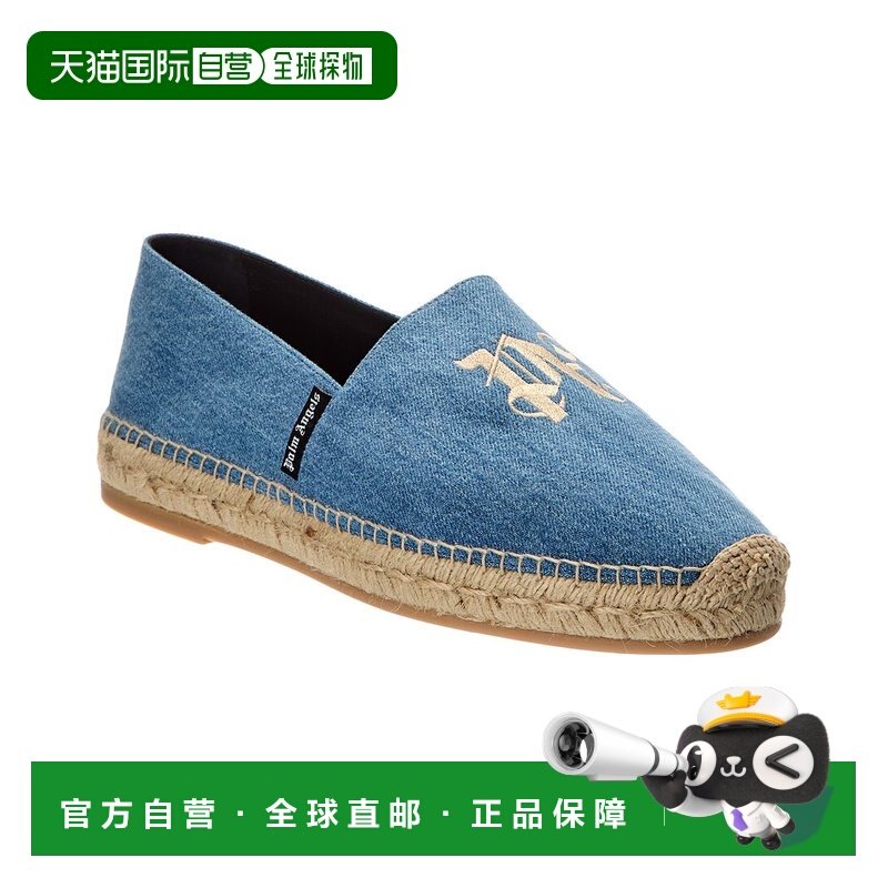 自营Palm Angels PA Denim Espadrille - Blue 男鞋美国直发奥莱,流行男鞋,乐福鞋（豆豆鞋）,淘宝优惠券,粉丝福利购,淘宝优惠卷