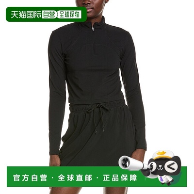 自营 Sweaty Betty Soft Sculpt 1/2-Zip Pullover - black 美国