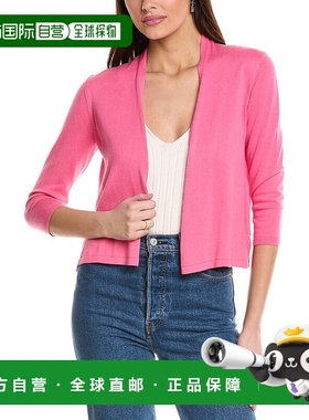 自营 Sara Campbell Jackie 羊绒开衫 - 粉色 美国奥莱直发