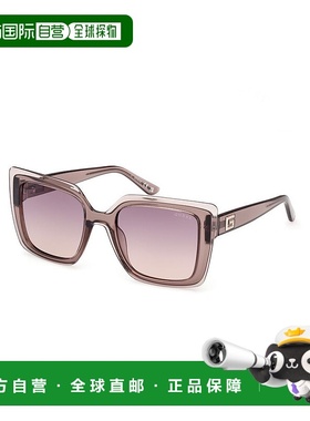 自营Guess Resin Women's Sunglasses - beige 美国奥莱直发