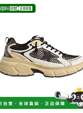自营Golden Goose Lightstar Net Leather & Mesh Sneaker - blac