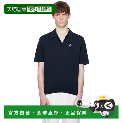 1h可退 香港直邮潮奢 A.P.C. 男士 海军蓝 Octave Polo 衫 COGDKH