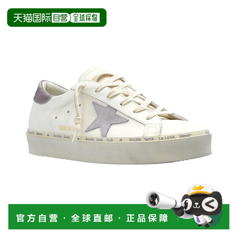 自营Golden Goose Hi Star Leather Sneaker - red 美国奥莱直发