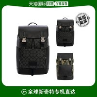 Coach/蔻驰Track标志性老花拼皮双肩背包商务包C2712 【美国奥莱