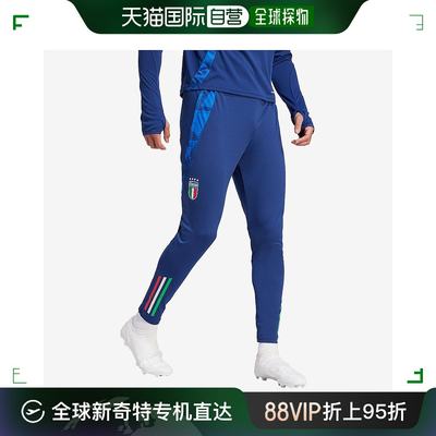 香港直邮潮奢 adidas 阿迪达斯 男士 Italy 2024 夜空色练习裤