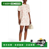 印花短裙短袖 美国直邮GANNI 女士连衣裙 牛仔迷你