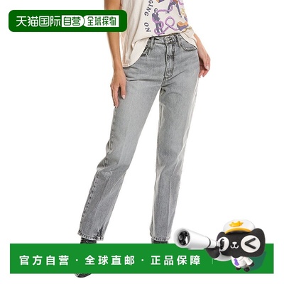 自营FRAME Denim Le High 'N' Tight Everwood 直筒牛仔裤 - 灰色