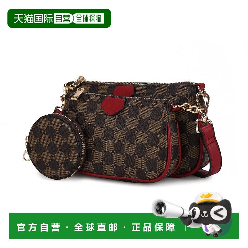 自营mia k collectionEvanna 3 pcs 斜挎手提包 3 件套 - 红色 美