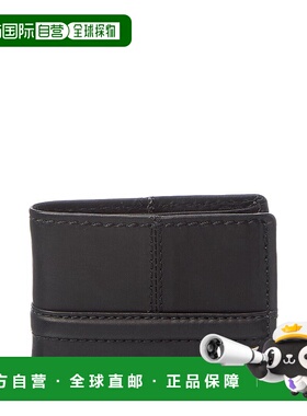 自营 Frye Nash皮革双折钱包-黑色 美国奥莱直发