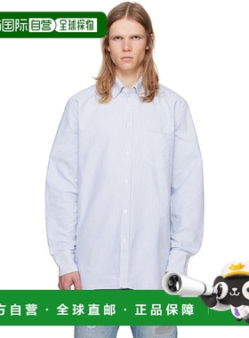 1h可退 香港直邮潮奢 GOLDEN GOOSE 男士 蓝色 & 白色 Narrow Str