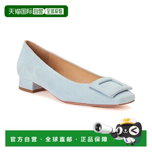 自营 J.McLaughlin Lisbeth 绒面革高跟鞋 - 蓝色 美国奥莱直发