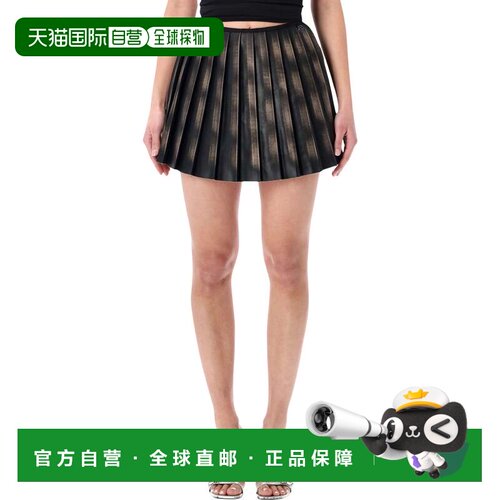 自营dieselO Saka Pleated Mini Skirt - neutrals 美国奥莱直发