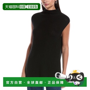 黑色 Dahl立领毛衣背心 美国奥莱直发 Bella 自营