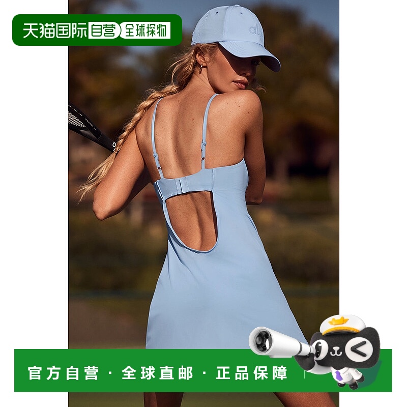 1h可退 美国直邮aloyoga Breezy 网球裙 海贝蓝裙子