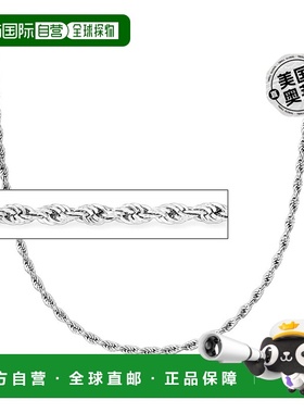 Ross-Simons 3mm 纯银绳链项链 【美国奥莱】直发