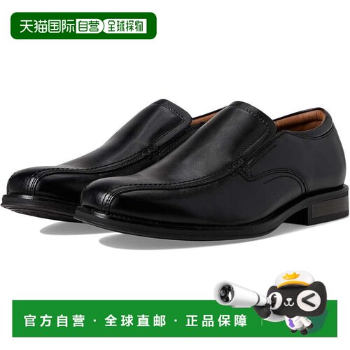 自营Dockers Greer 90-43514牛津男士黑色皮革便鞋ZAP361-黑色 美