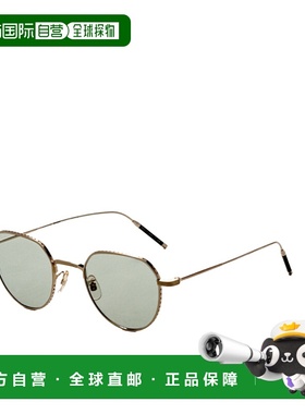 自营Oliver Peoples Unisex 47 mm Gold Sunglasses - brushed go